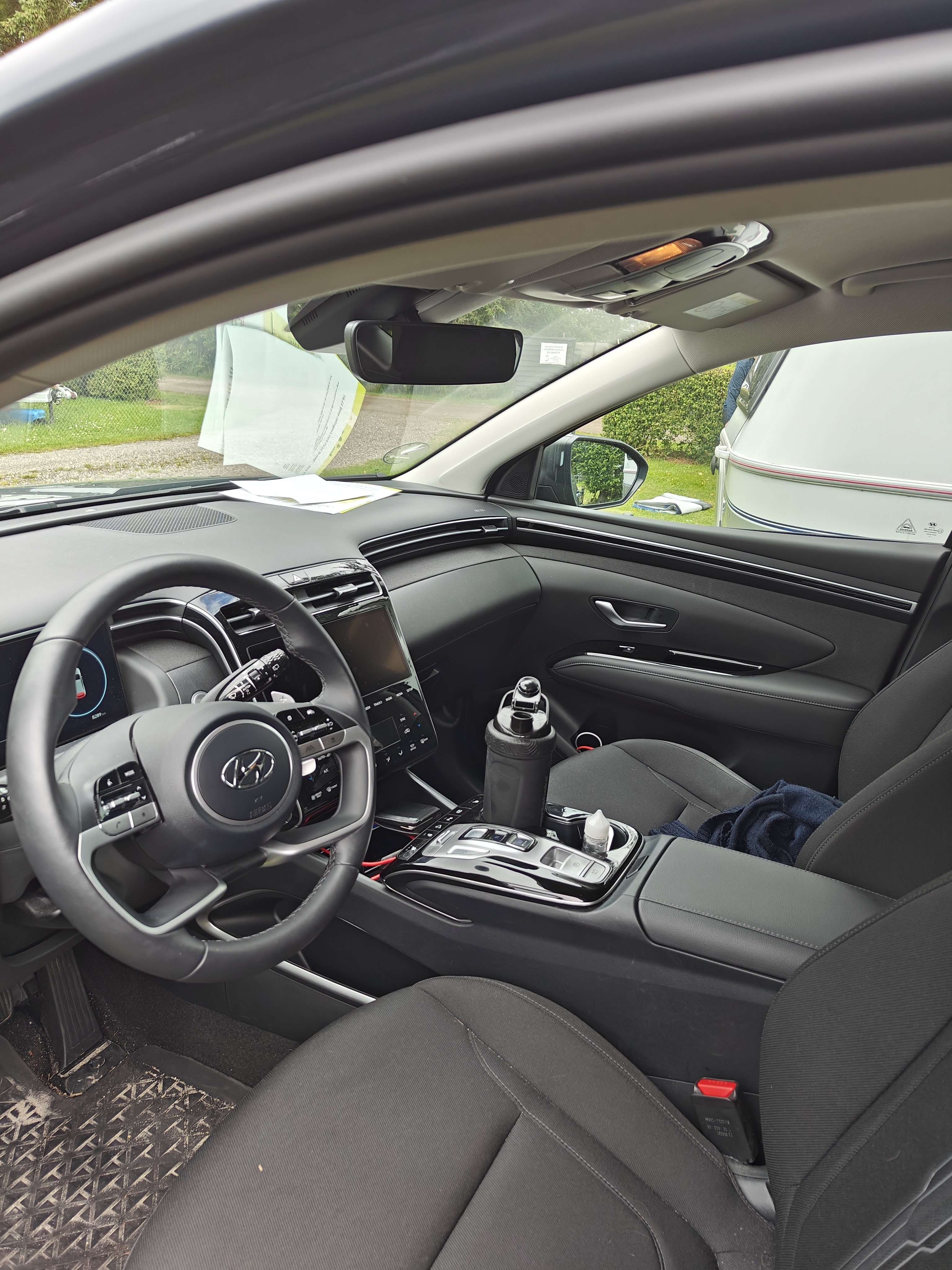 Grå Hyundai Tucson fra 2024