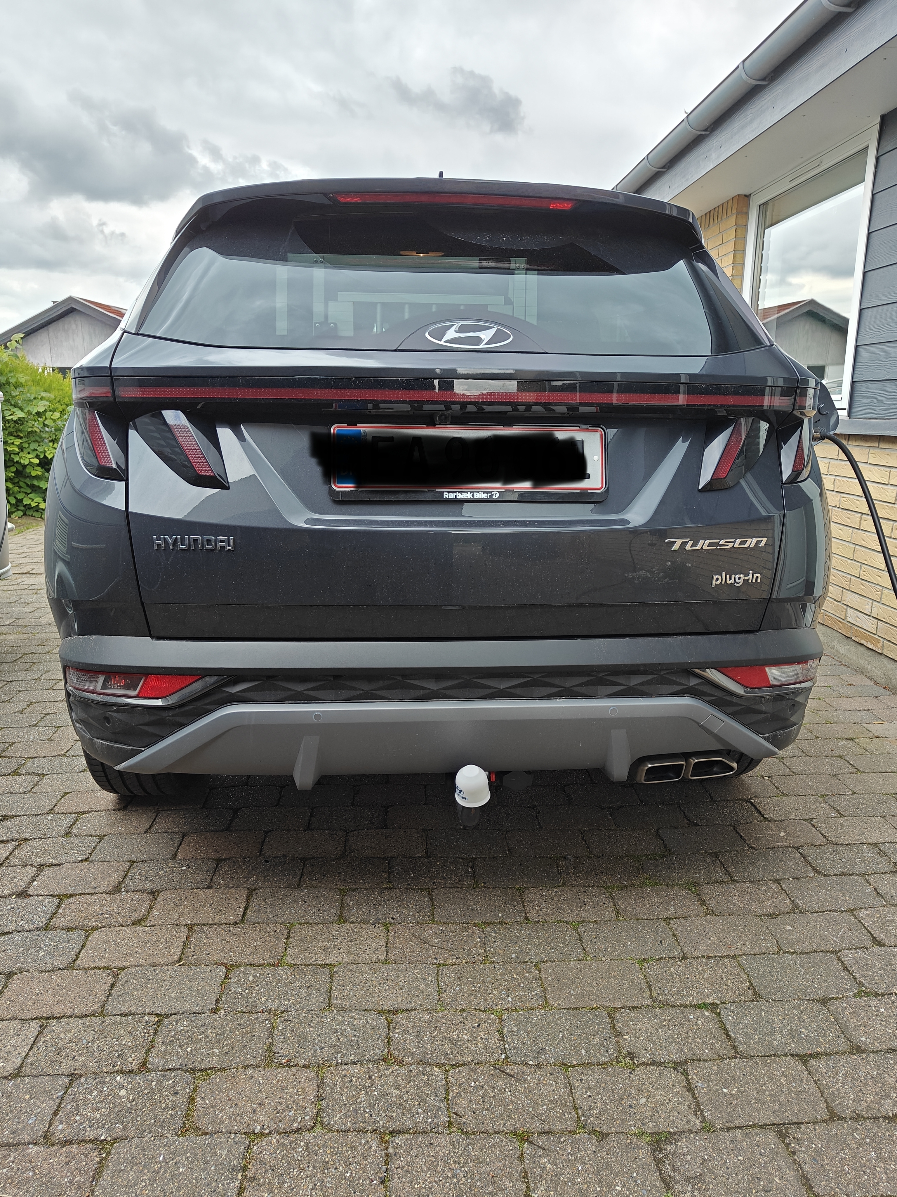 Grå Hyundai Tucson fra 2024
