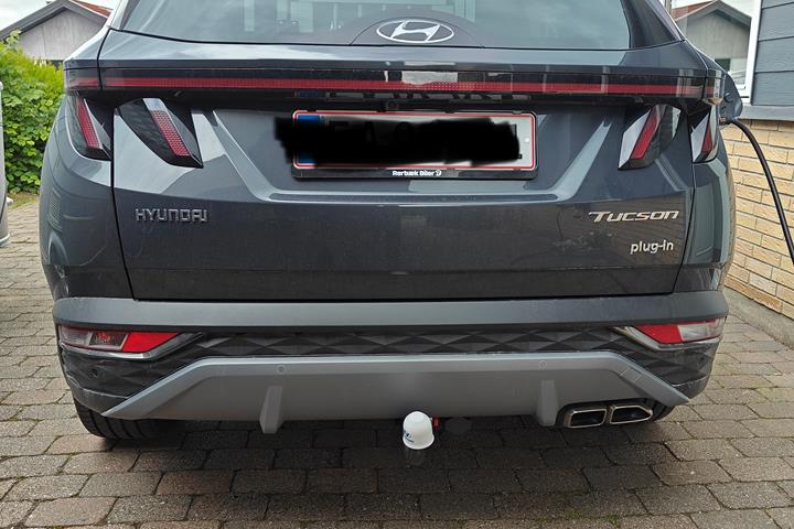 Grå Hyundai Tucson fra 2024