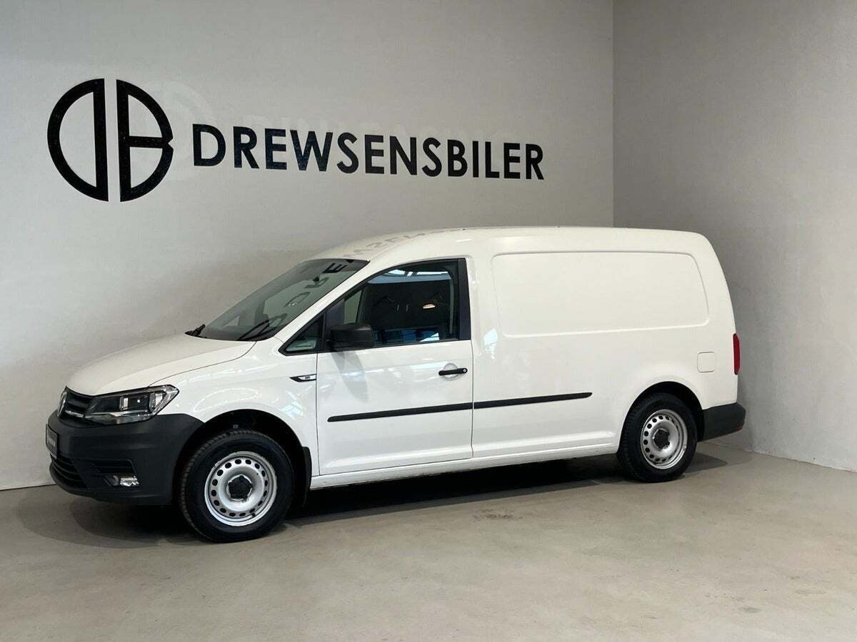 Hvid VW e-Caddy Maxi fra 2020