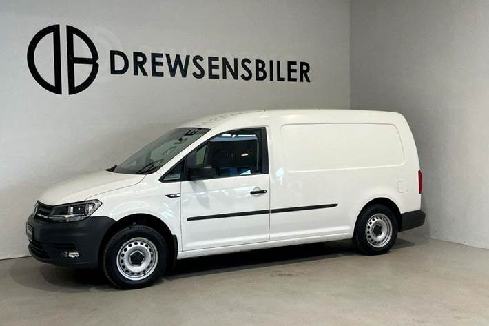 Hvid VW e-Caddy Maxi fra 2020