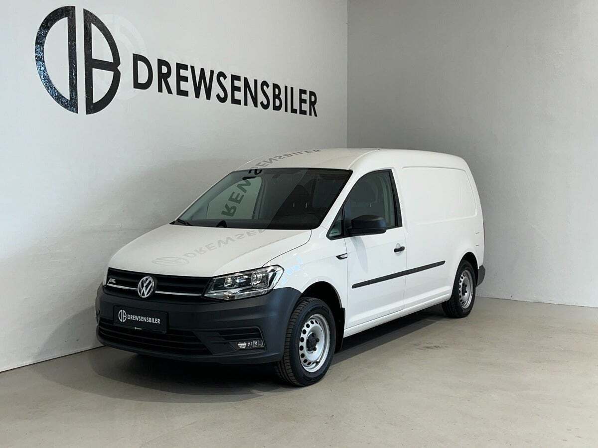 Hvid VW e-Caddy Maxi fra 2020