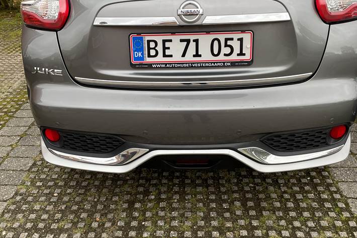 Grå Nissan Juke fra 2016