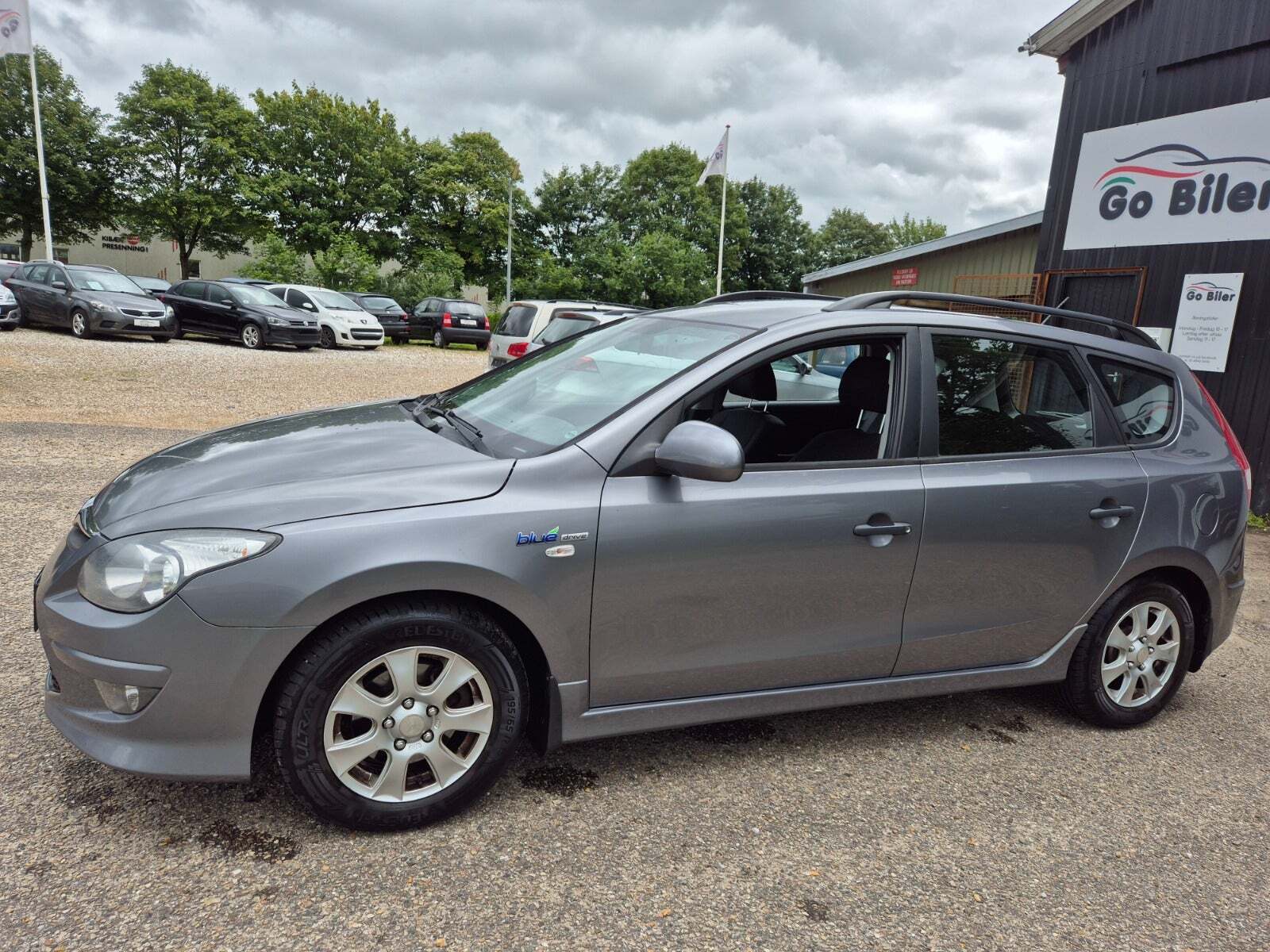 Grøn Hyundai i30 fra 2011