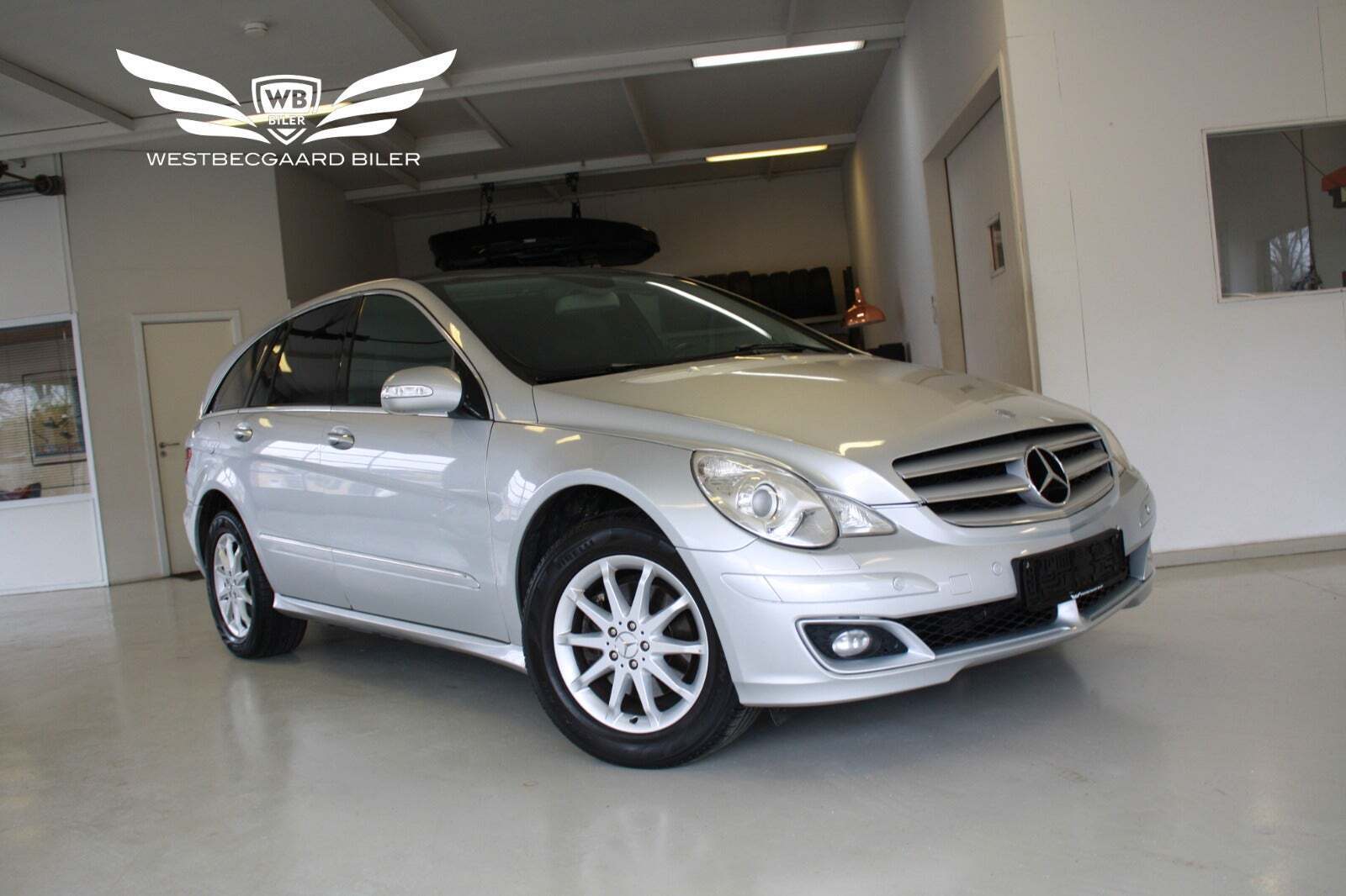 Sølv Mercedes R350 fra 2006