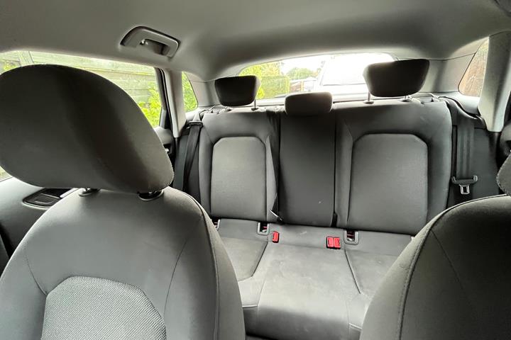 Rød Audi A3 fra 2017