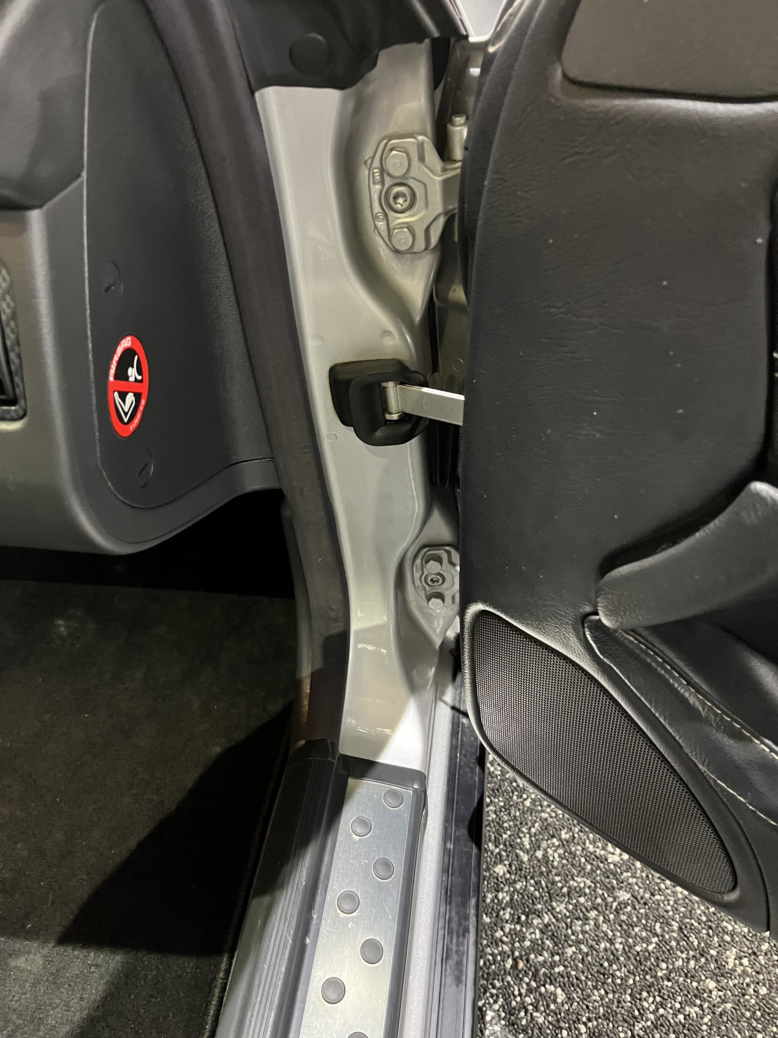 Sølv Mercedes SLK230 fra 1997