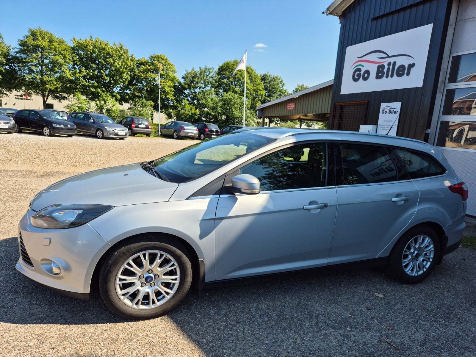 Grøn Ford Focus fra 2011