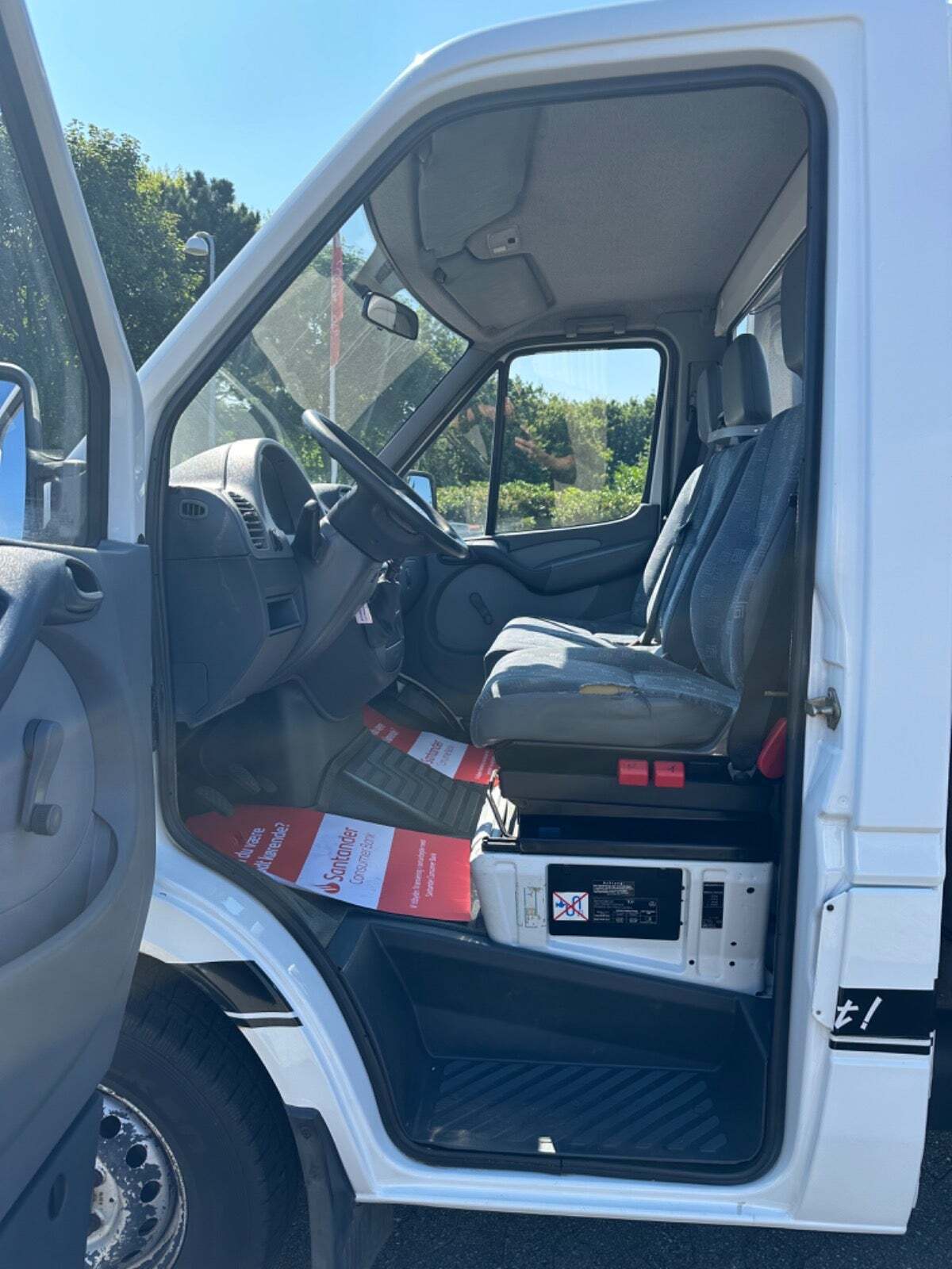 Hvid Mercedes Sprinter 316 fra 2004