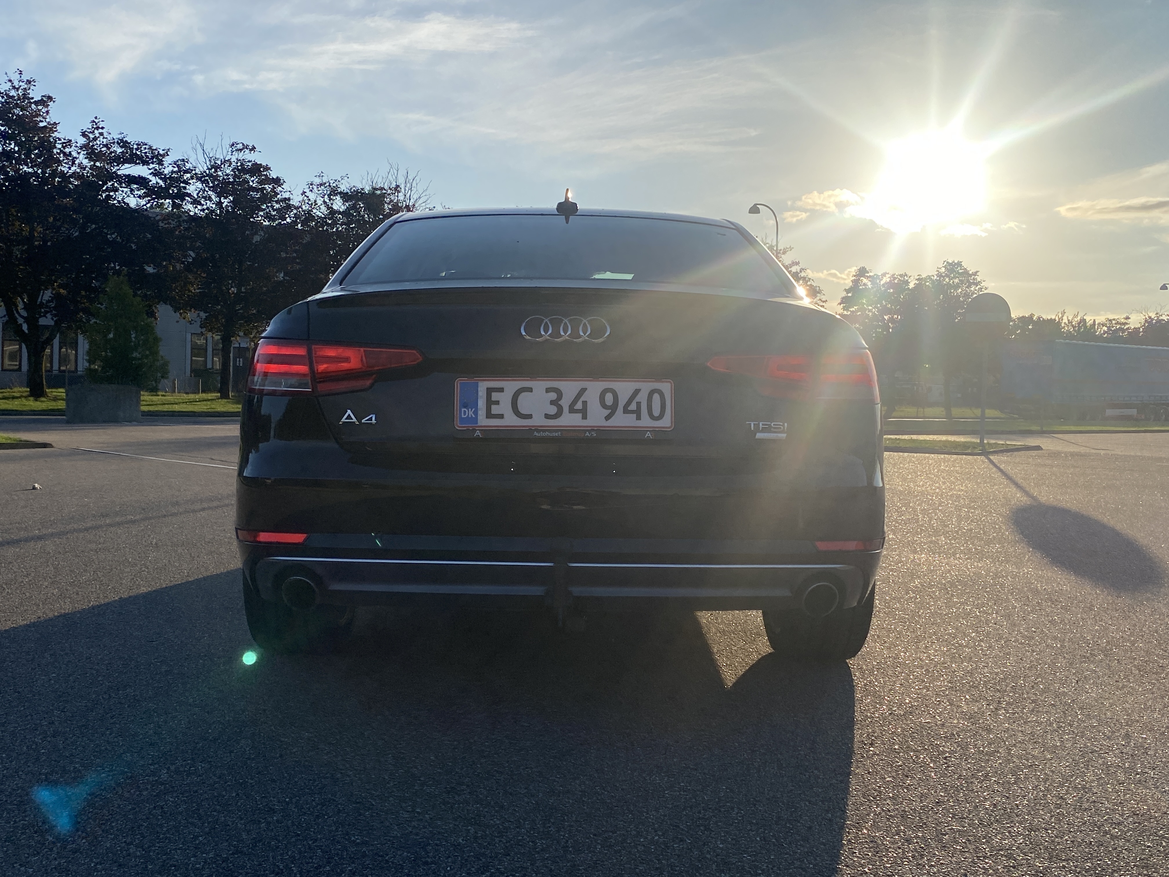 Sort Audi A4 fra 2018