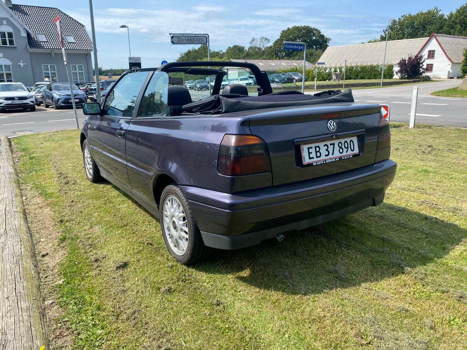 Lilla VW Golf III fra 1997 set udefra