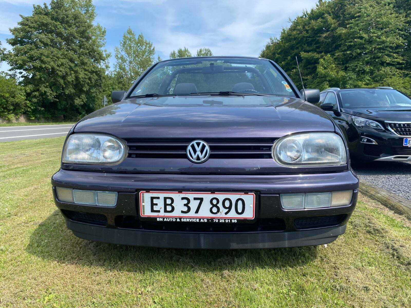 Lilla VW Golf III fra 1997 set udefra