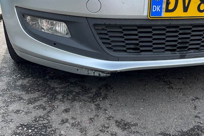 Sølv VW Polo fra 2011