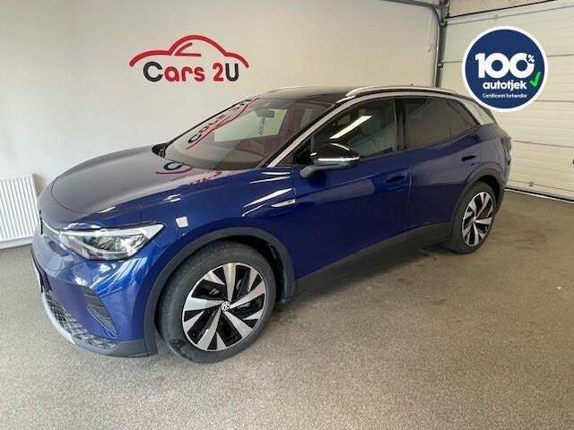 Blå VW ID.4 fra 2021