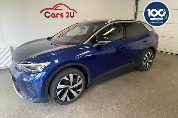 Blå VW ID.4 fra 2021