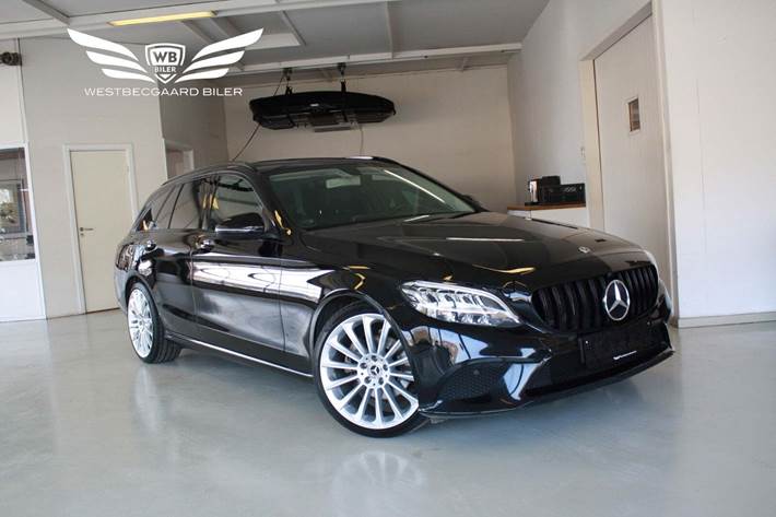 Sort Mercedes C220 d fra 2018