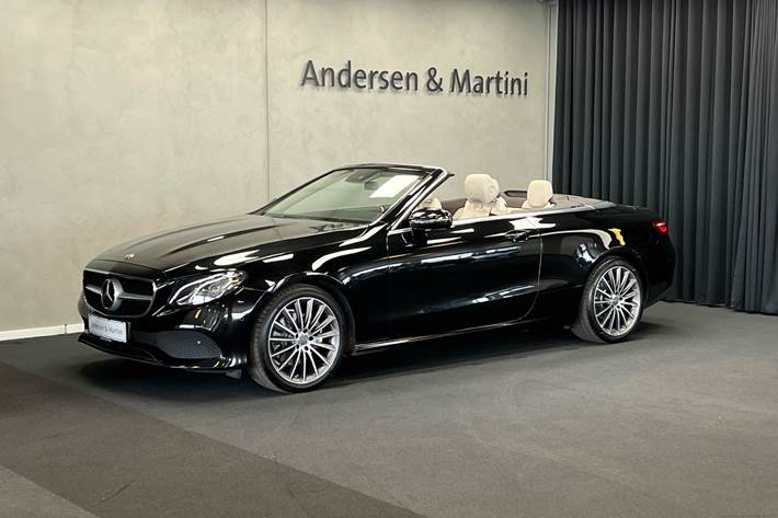 Sort Mercedes E200 fra 2018