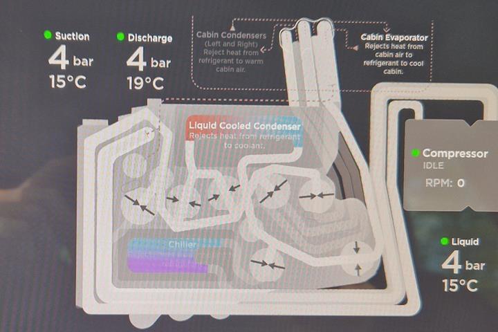 Grå Tesla Model 3 fra 2022