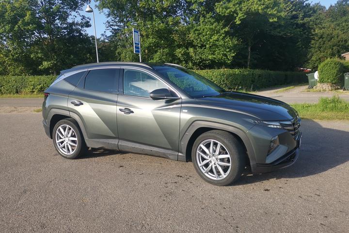 Grøn Hyundai Tucson fra 2021