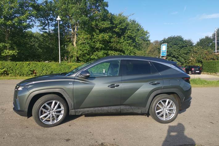 Grøn Hyundai Tucson fra 2021