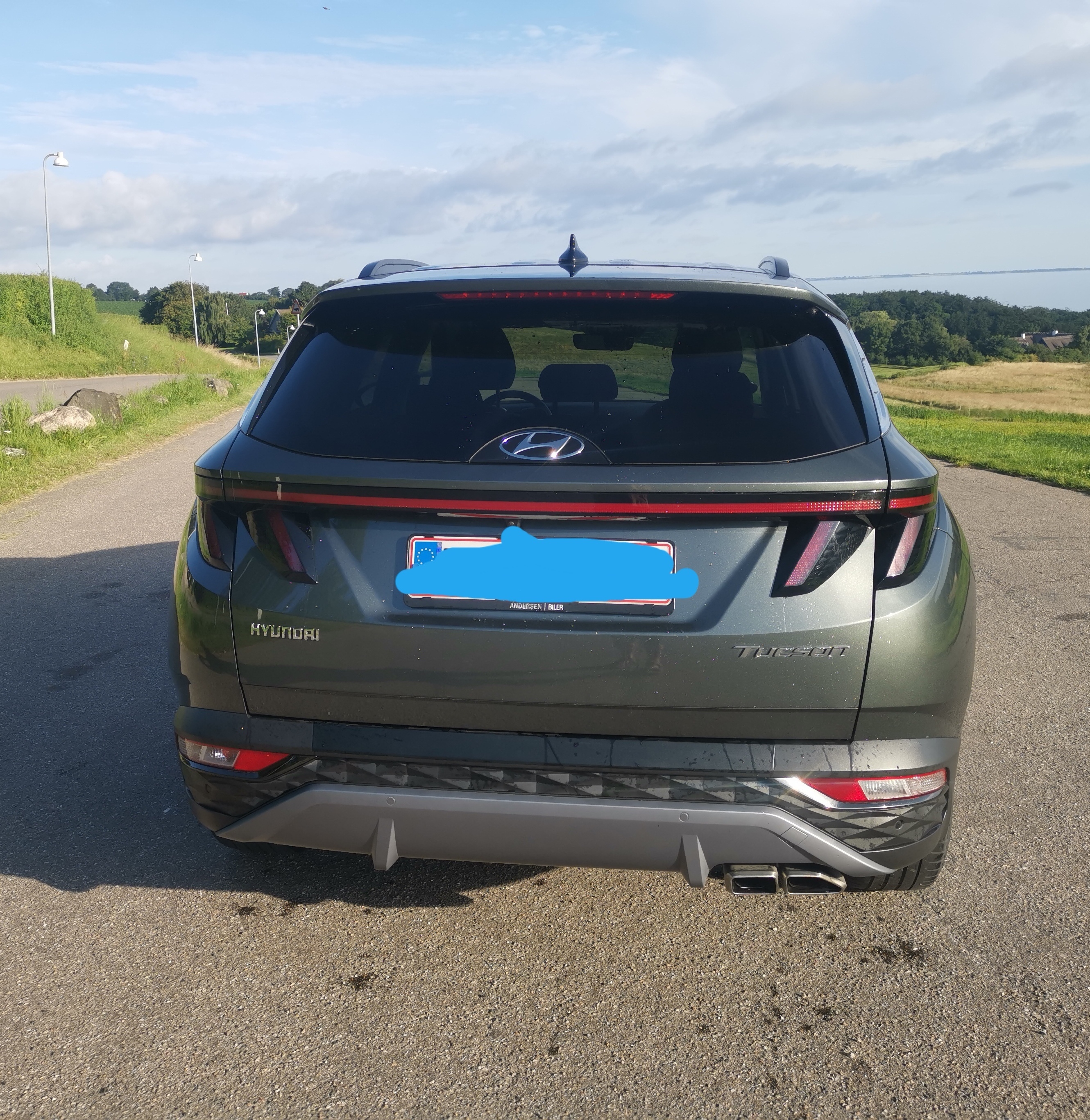 Grøn Hyundai Tucson fra 2021
