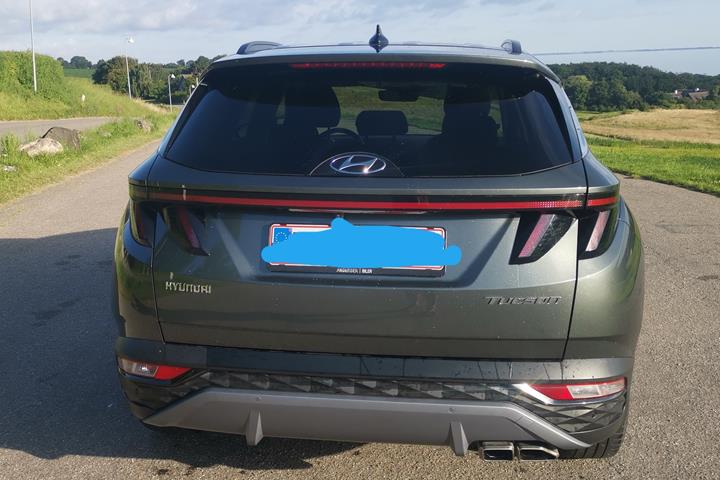 Grøn Hyundai Tucson fra 2021