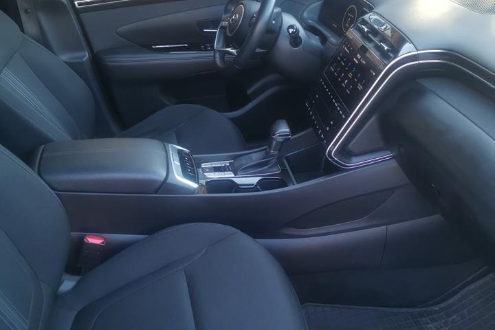 Grøn Hyundai Tucson fra 2021