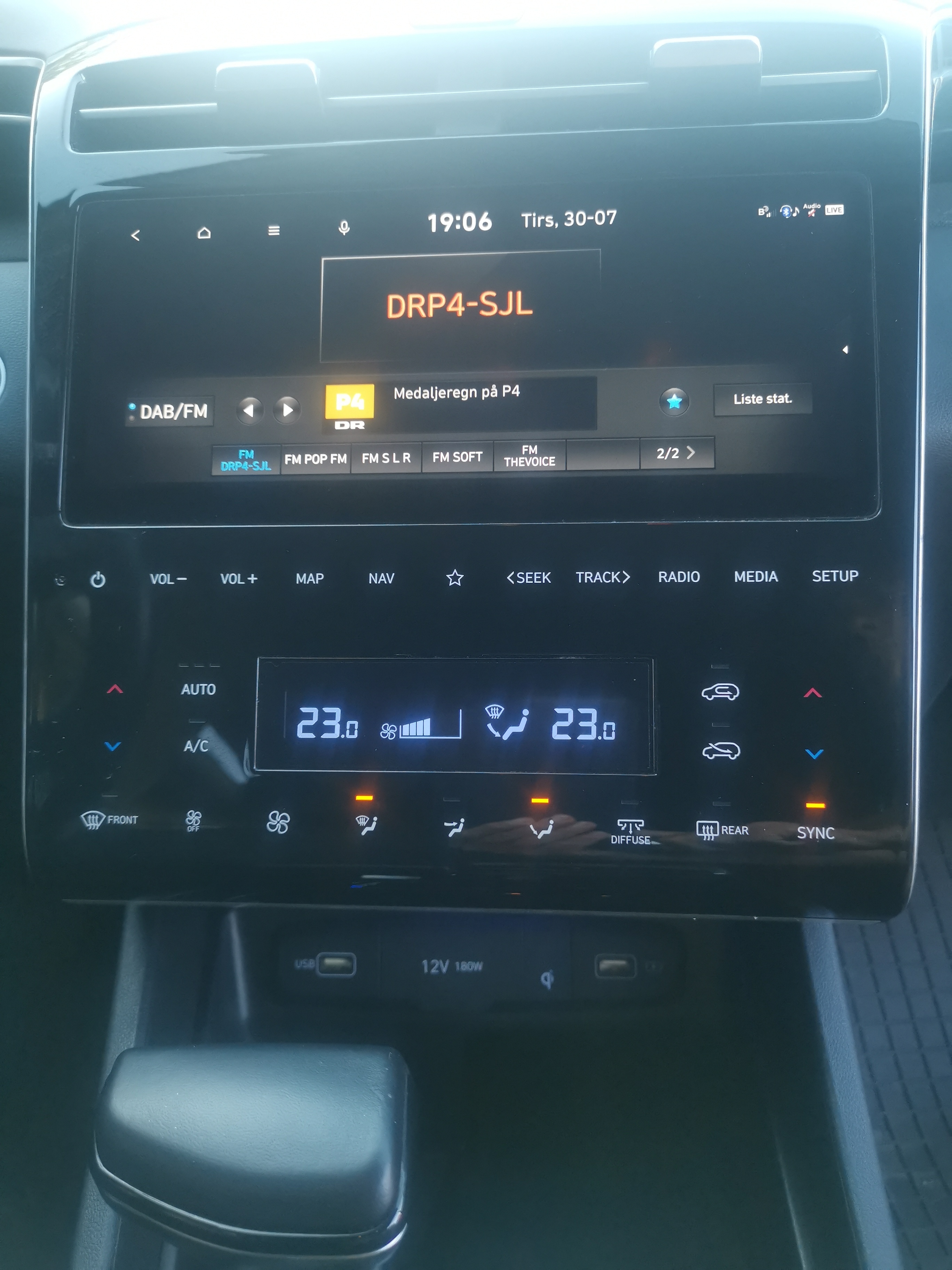 Grøn Hyundai Tucson fra 2021