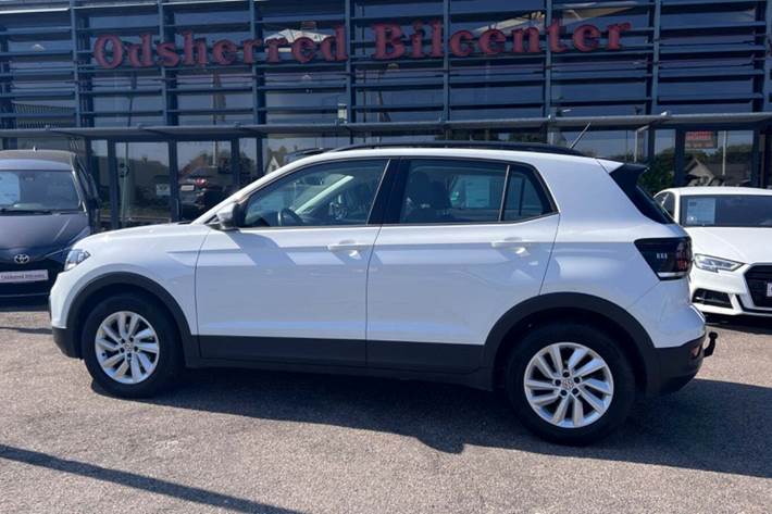 Hvid VW T-Cross fra 2020