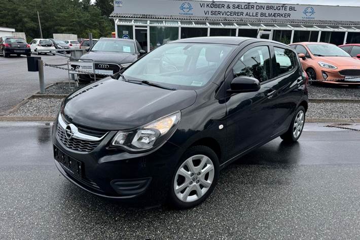 Sort Opel Karl fra 2016 set udefra