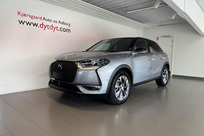 Sølv DS DS 3 CrossBack fra 2021 set udefra