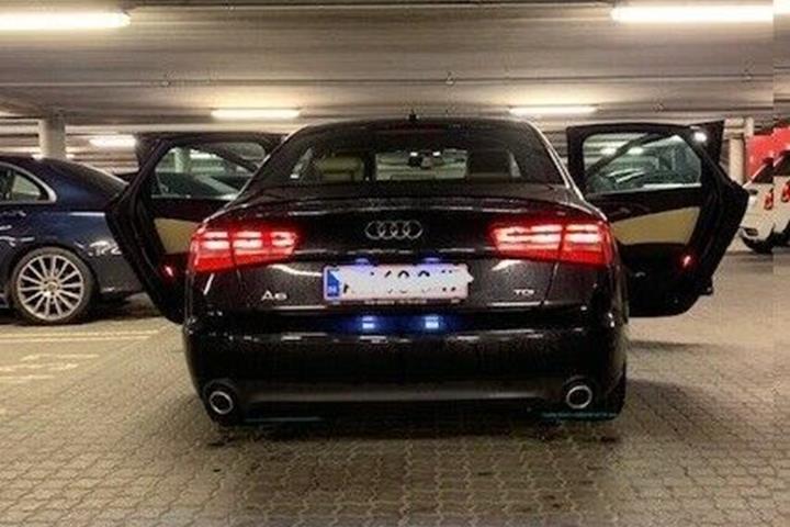 Sort Audi A6 fra 2011