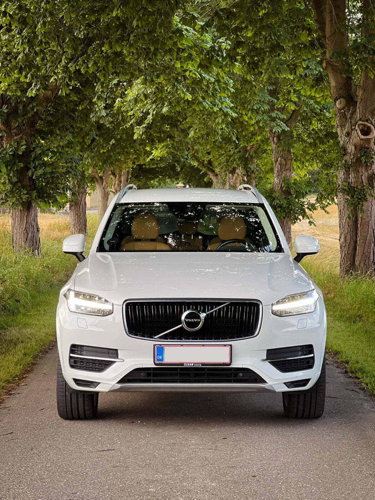 Hvid Volvo XC90 fra 2016