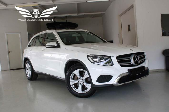 Hvid Mercedes GLC220 d fra 2017