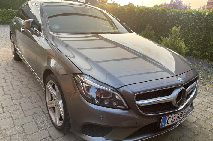 Sølv Mercedes CLS220 fra 2015