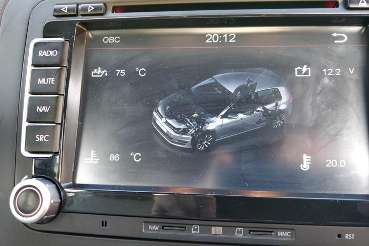 Sort VW Eos fra 2006