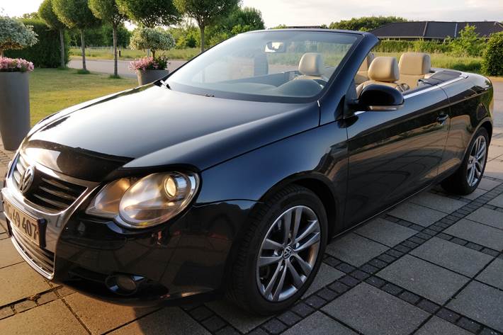 Sort VW Eos fra 2006