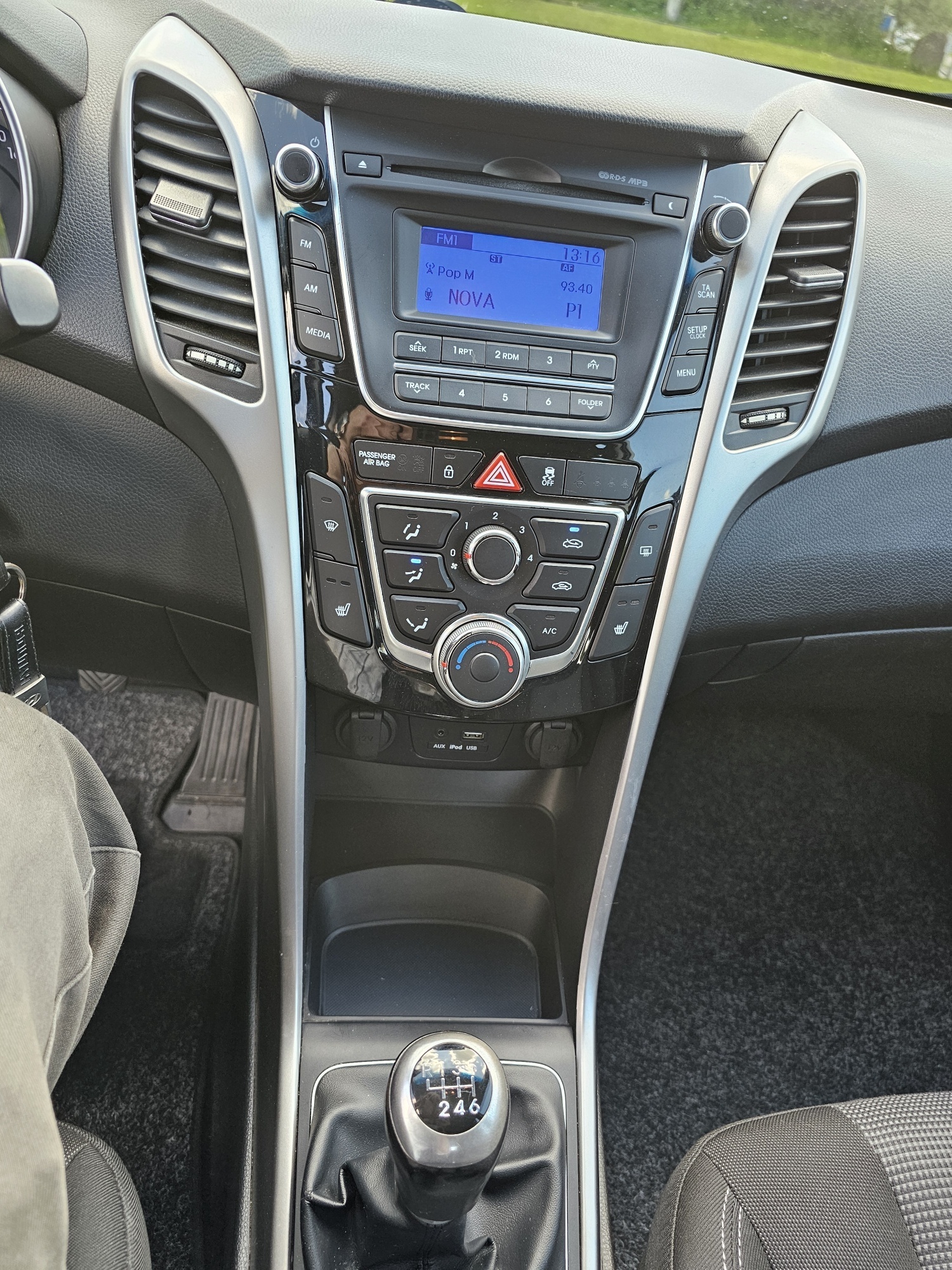 Hvid Hyundai i30 fra 2016