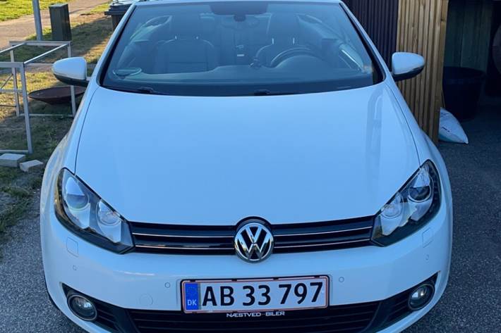 Hvid VW Golf fra 2012