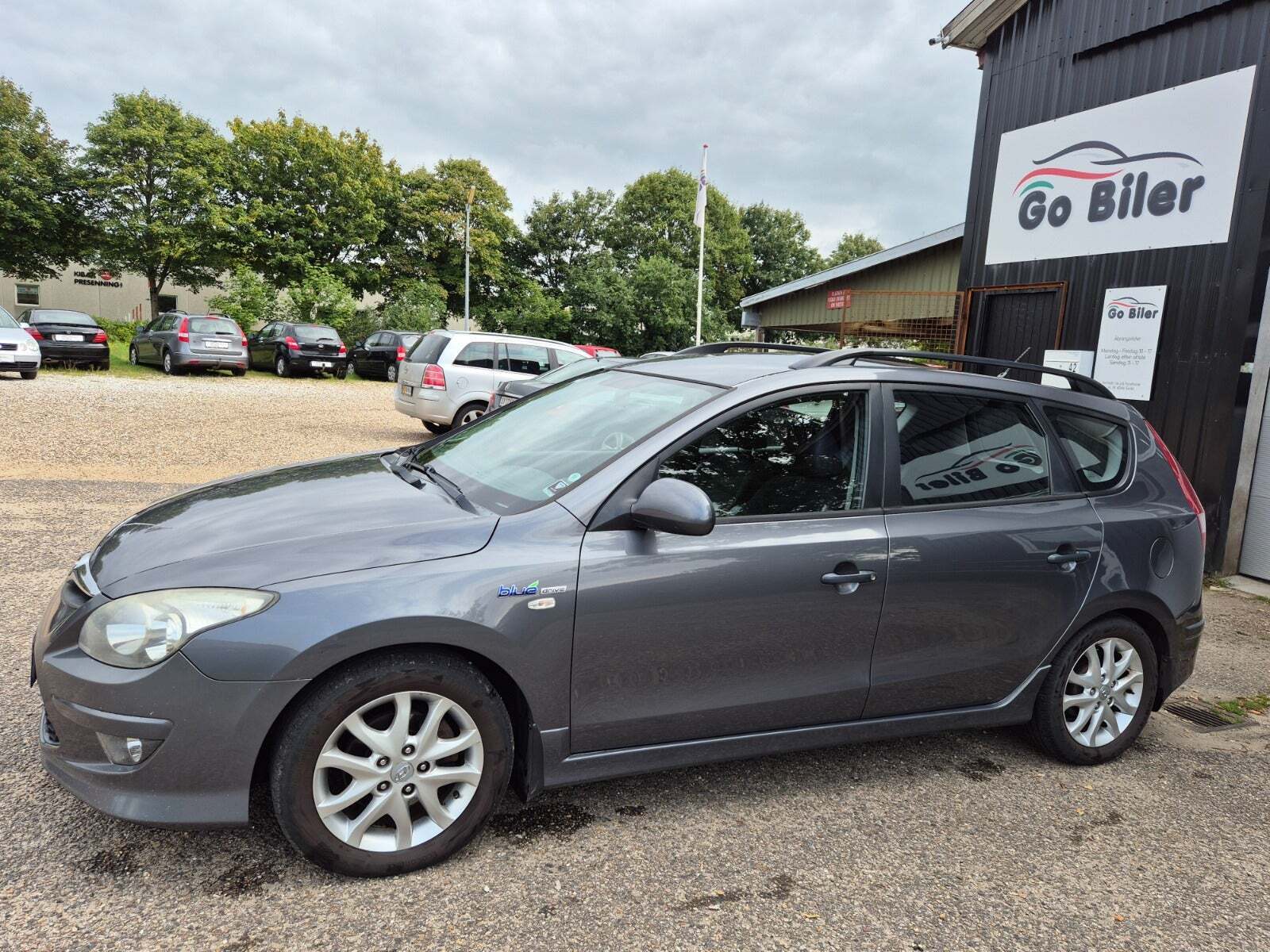 Grøn Hyundai i30 fra 2010