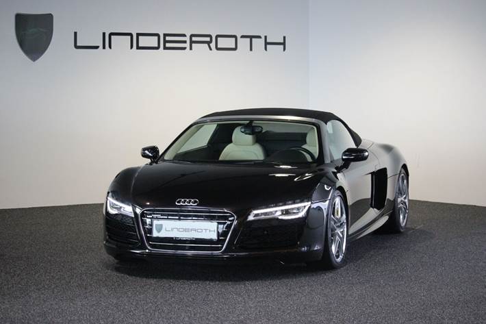 Sort Audi R8 fra 2015