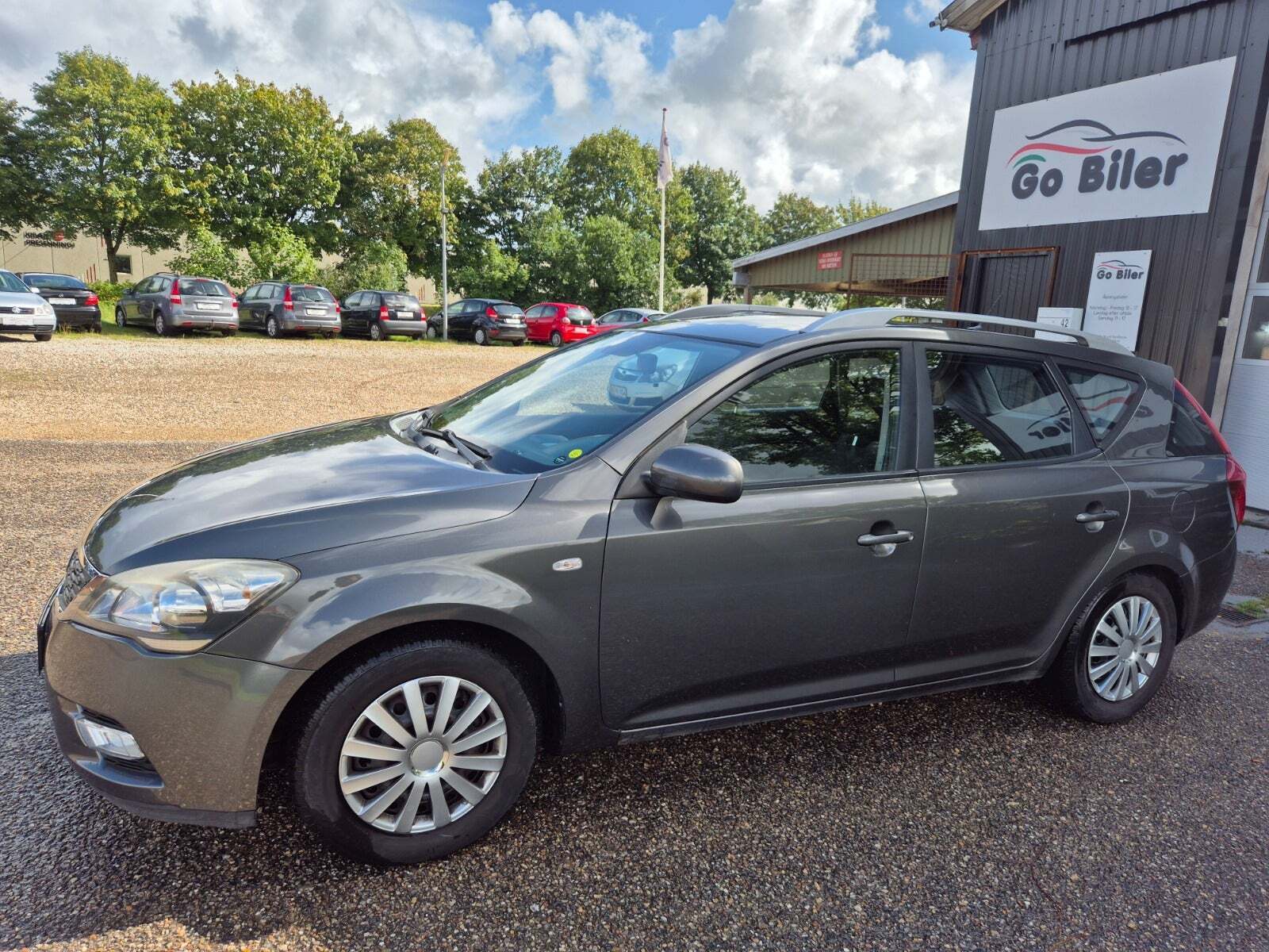 Grøn Kia Ceed fra 2011