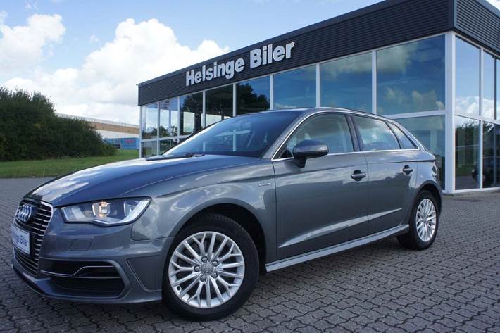 Grå Audi A3 fra 2016