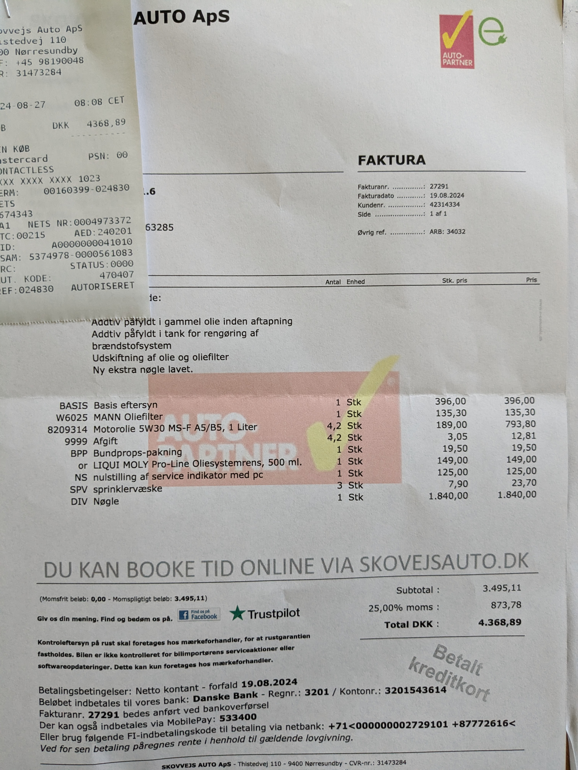 Grå Dacia Lodgy fra 2016