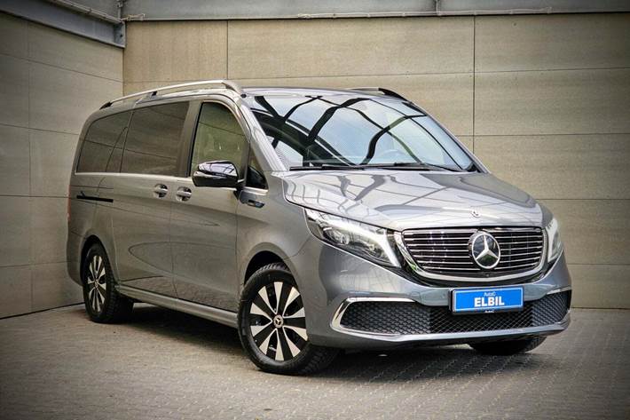 Grå Mercedes EQV300 fra 2021