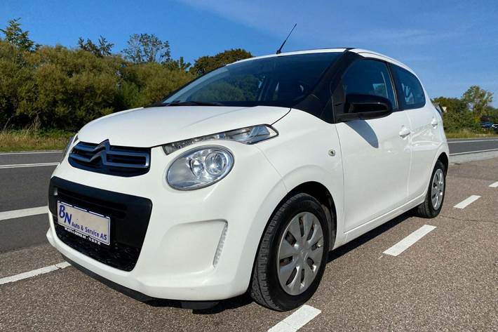 Hvid Citroën C1 fra 2016 set udefra