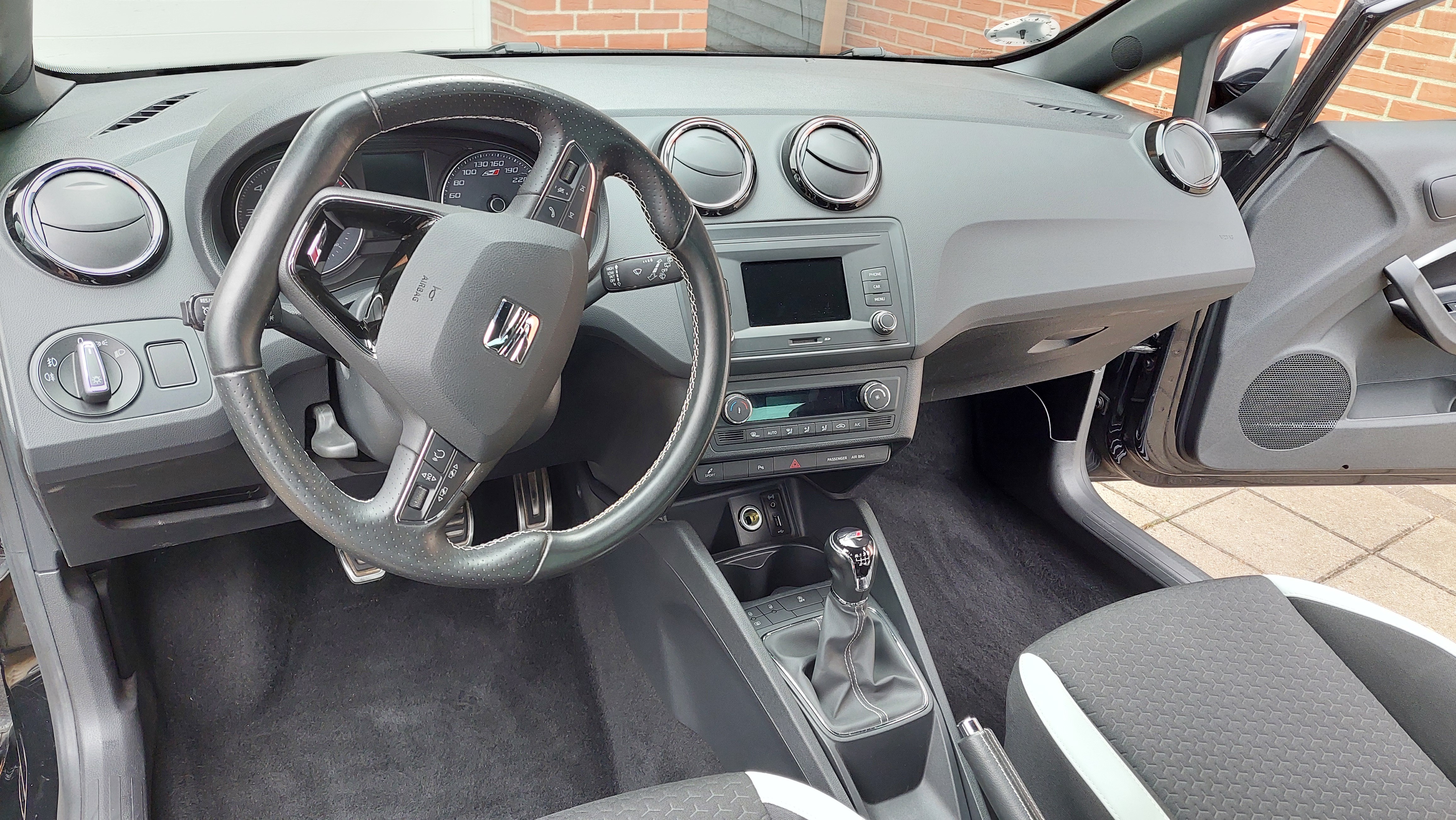 Sort Seat Ibiza fra 2016