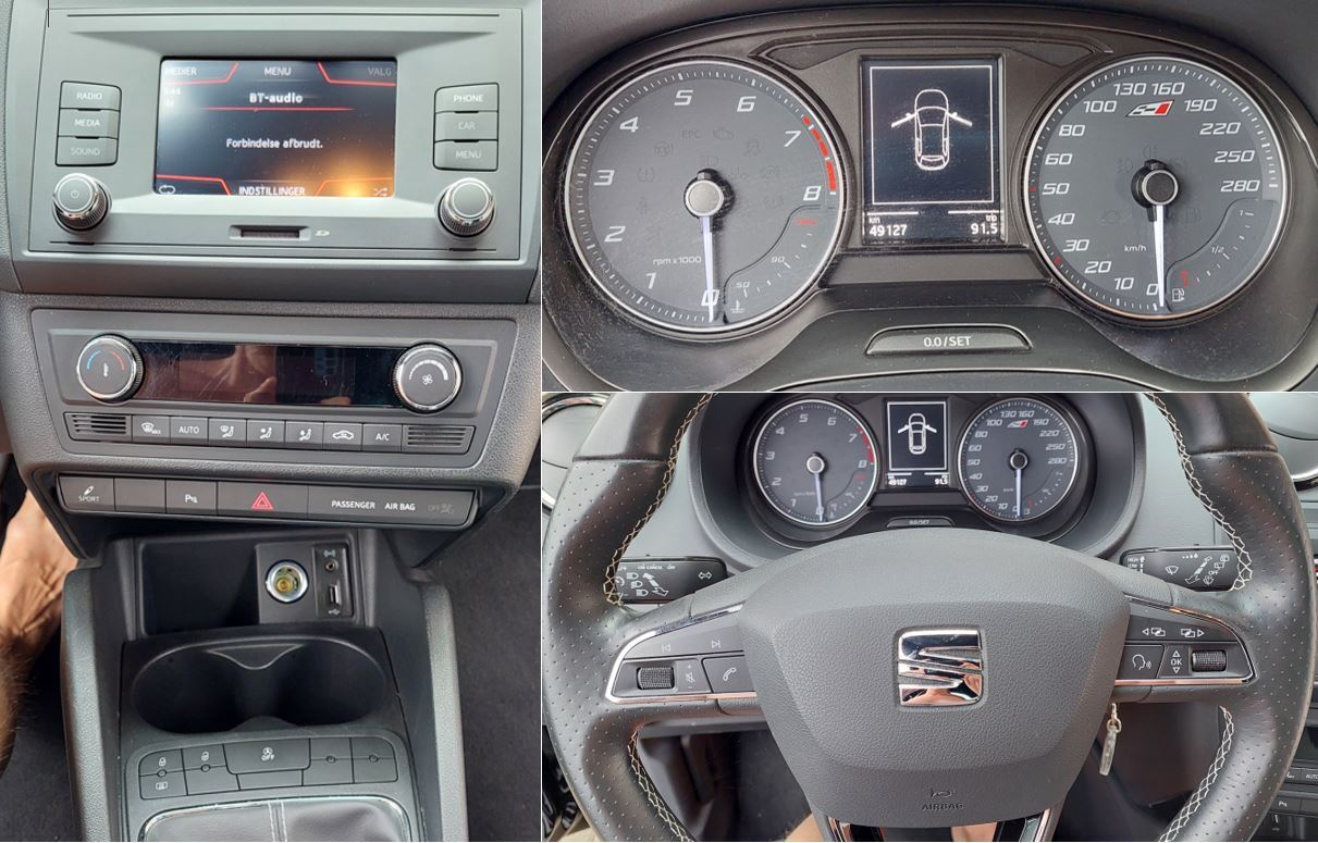 Sort Seat Ibiza fra 2016