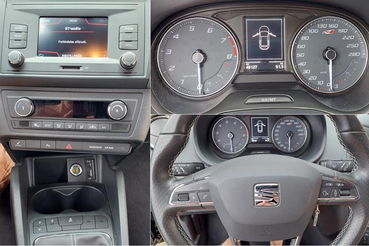 Sort Seat Ibiza fra 2016