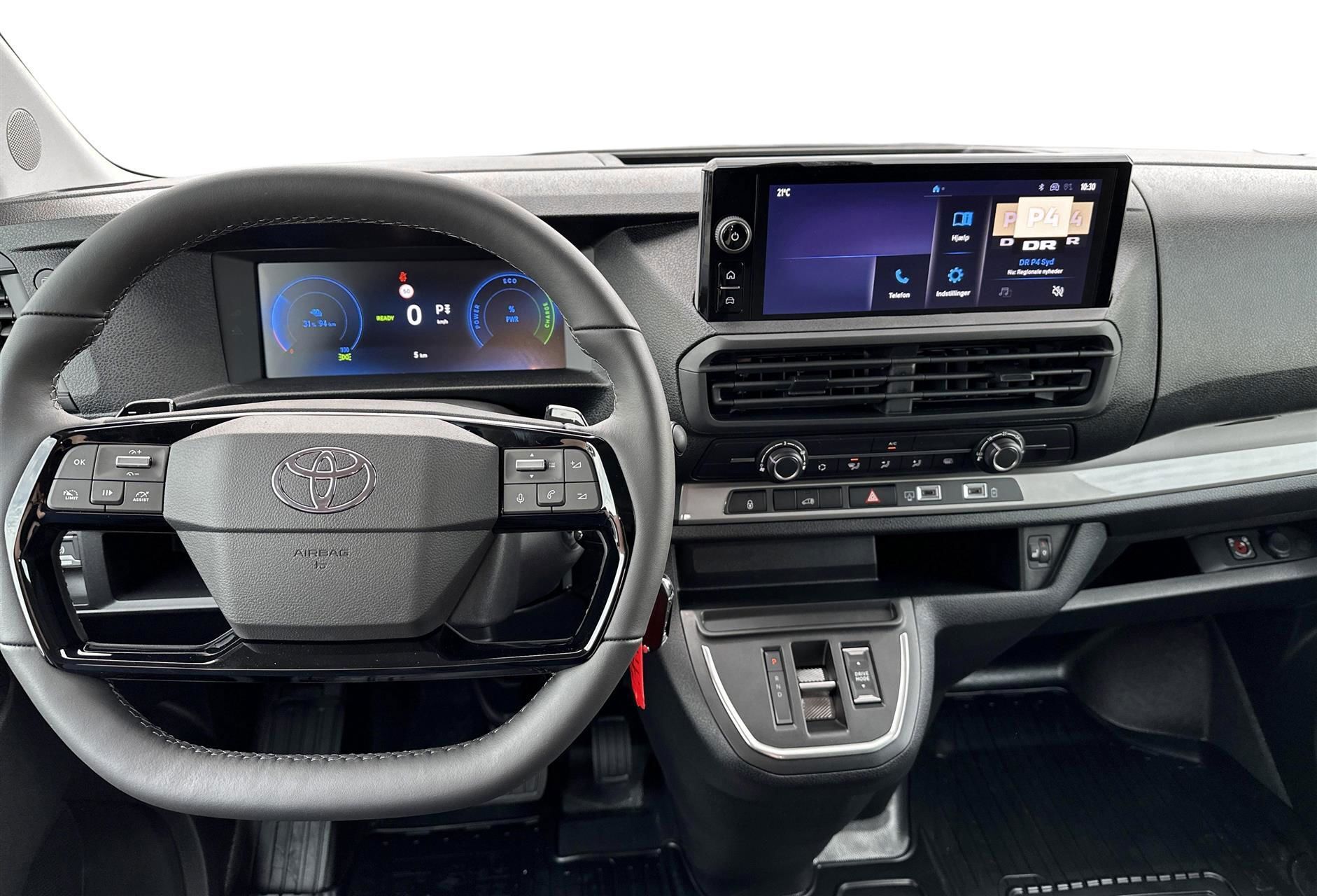 Toyota Proace Electric Long EL Comfort Master m/ 2 Skydedøre 136HK Van Aut.